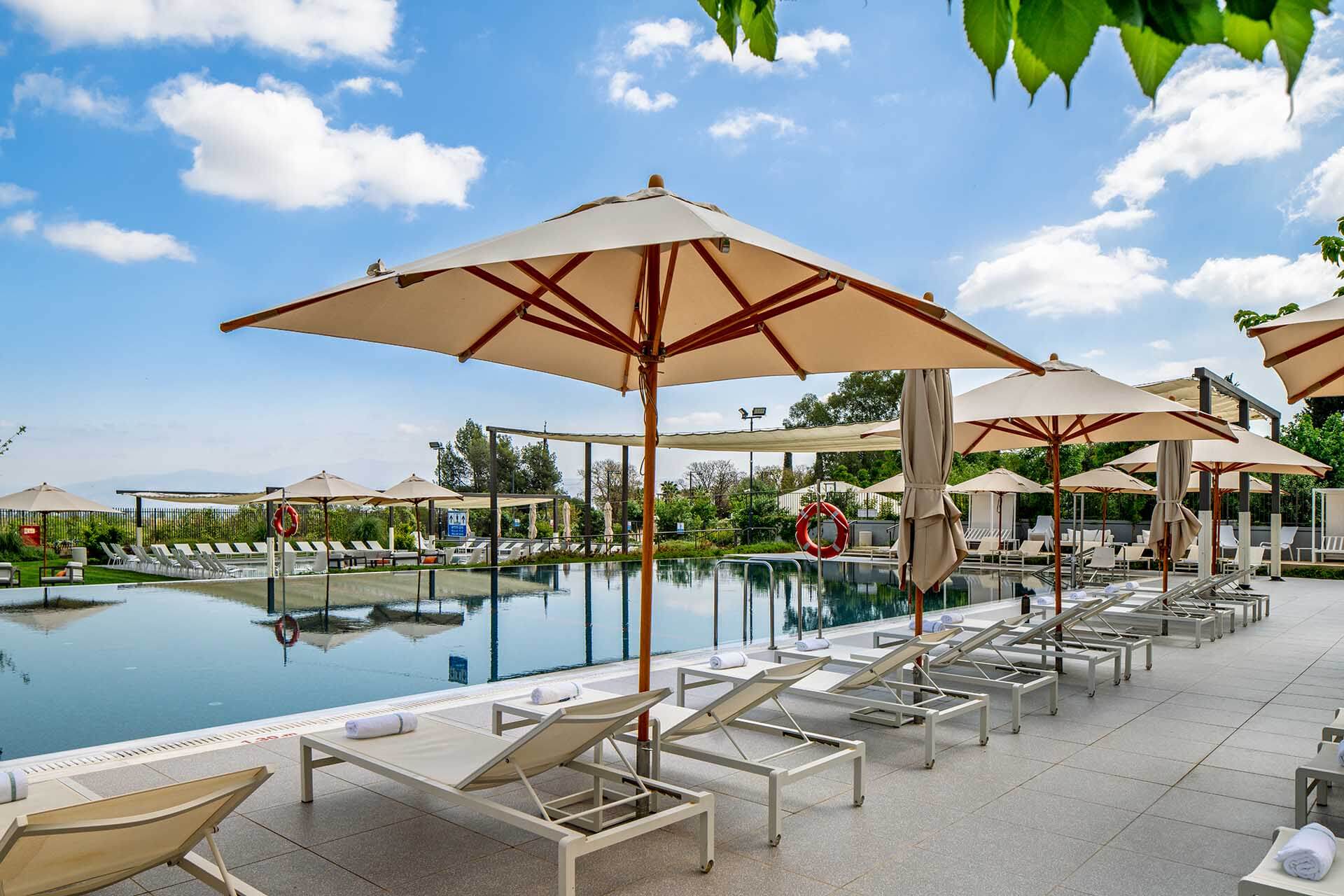 הבריכה במלון איילה